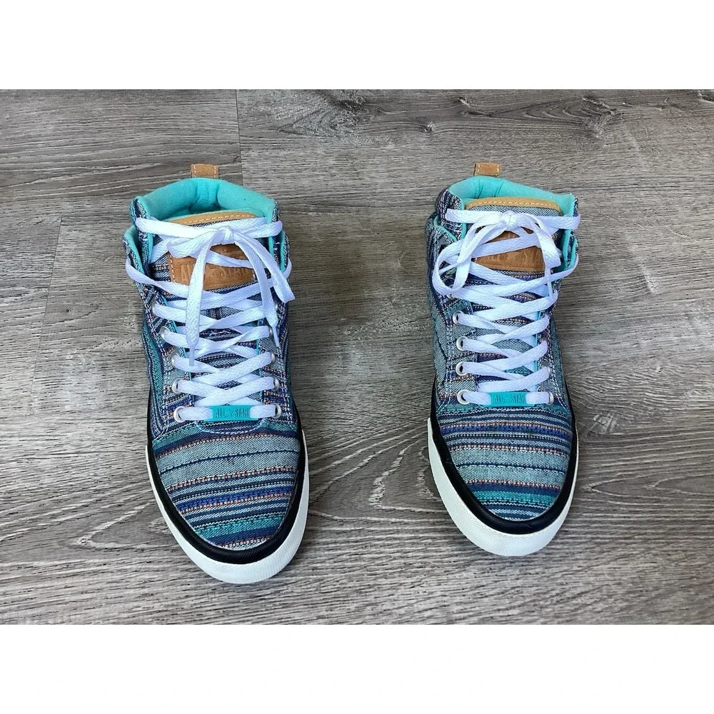 Converse All Star Bassline Mens Size 8 Sneakers 148863C MultiColor Hippie Casual